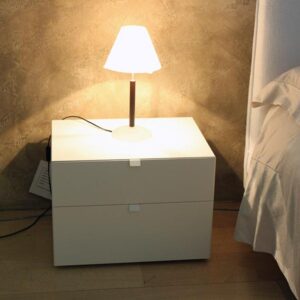 Comodino a 2 cassetti Twils modello "Tetris"