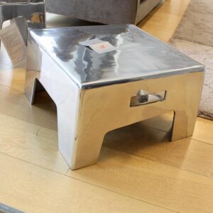 Pouff Gervasoni in alluminio "InOut45In"